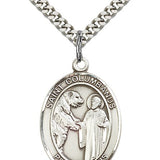 St. Columbanus Medal, Sterling Silver, Large