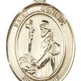 St. Dominic De Guzman Medal, Gold Filled, Large - No Chain