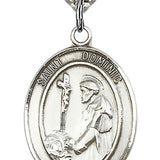 St. Dominic De Guzman Medal, Sterling Silver, Large
