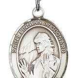 St. Finnian of Clonard Medal, Sterling Silver, Large