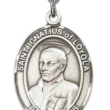 St. Ignatius of Loyola Medal, Sterling Silver, Large
