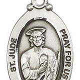 St. Jude Medal, Sterling Silver