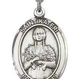St. Kateri Medal, Sterling Silver, Large