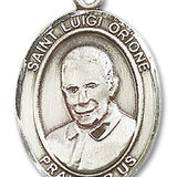 St. Luigi Orione Medal, Sterling Silver, Large - No Chain