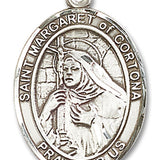 St. Margaret of Cortona Medal, Sterling Silver, Large - No Chain