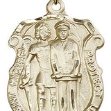 St. Michael the Archangel Medal, Gold Filled