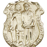 St. Michael the Archangel Medal, Gold Filled - No Chain