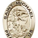 St. Michael the Archangel Medal, Gold Filled - No Chain