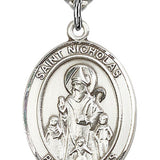 St. Nicholas Medal, Sterling Silver, Large