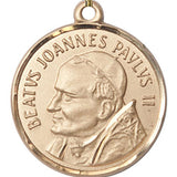 St. Pope John Paul II Medal, Gold Filled - No Chain
