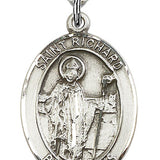 St. Richard Medal, Sterling Silver, Large