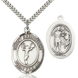 St. Sebastian Cheerleading Medal
