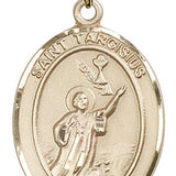 St. Tarcisius Medal, Gold Filled, Large