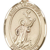 St. Tarcisius Medal, Gold Filled, Large - No Chain