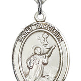 St. Tarcisius Medal, Sterling Silver, Large