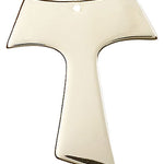 Tau Cross Pendant, Gold Filled - No Chain