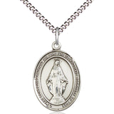 Women's Pewter Oval Miraculous Medal