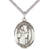 Women's Pewter Oval St. Augustine Medal