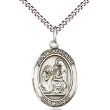 Women's Pewter Oval St. Catherine of Siena Medal