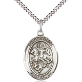 Women's Pewter Oval St. George Medal