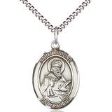 Women's Pewter Oval St. Isidore of Seville Medal
