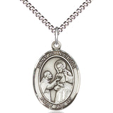 Women's Pewter Oval St. John of God Medal