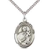 Women's Pewter Oval St. Martin De Porres Medal