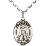 Women's Pewter Oval St. Peregrine Laziosi Medal