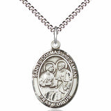Women's Pewter Oval Sts. Cosmas and Damian Medal