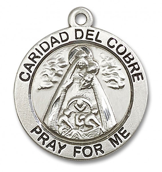 Caridad Del Cobre Medal, Sterling Silver - No Chain