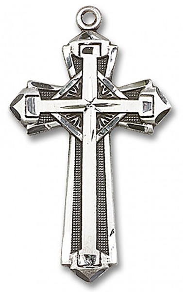 Cross Pendant, Sterling Silver - No Chain