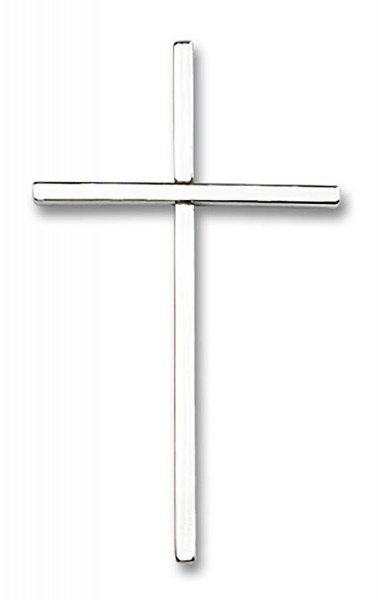 Large Sterling Silver Cross Pendant - No Chain