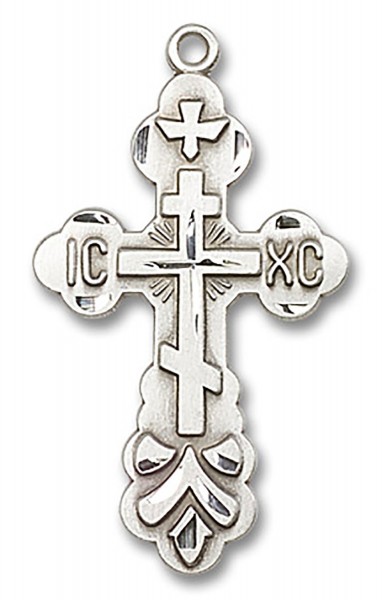 Cross Pendant, Sterling Silver - No Chain