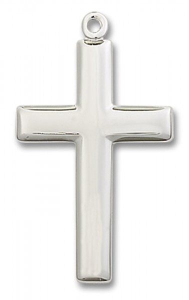 Cross Pendant, Sterling Silver - No Chain