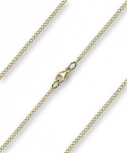 Women's or Youth Size Curb Chain with Clasp - Gold Filled