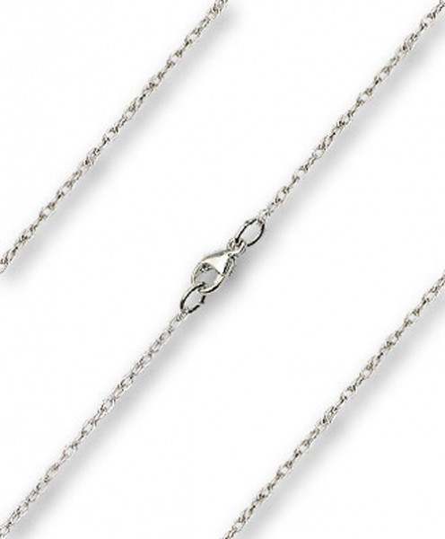 Women's Dainty Rope Chain with Clasp - Sterling Silver