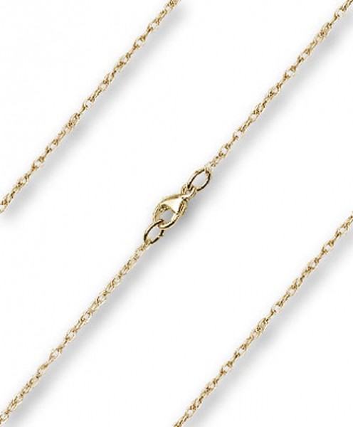 Women's Dainty Rope Chain with Clasp - 14KT Gold Filled
