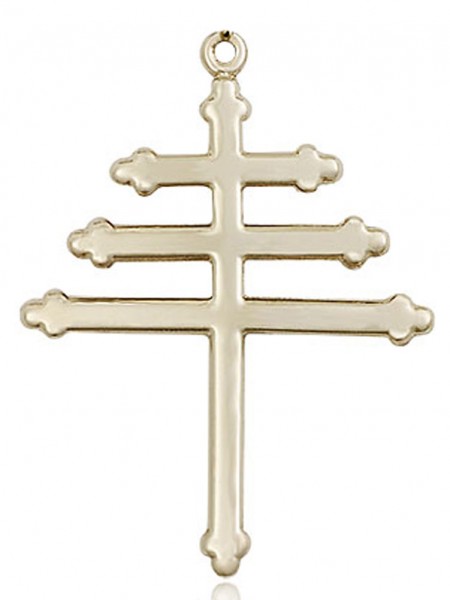 Marionite Cross Pendant, Gold Filled - No Chain