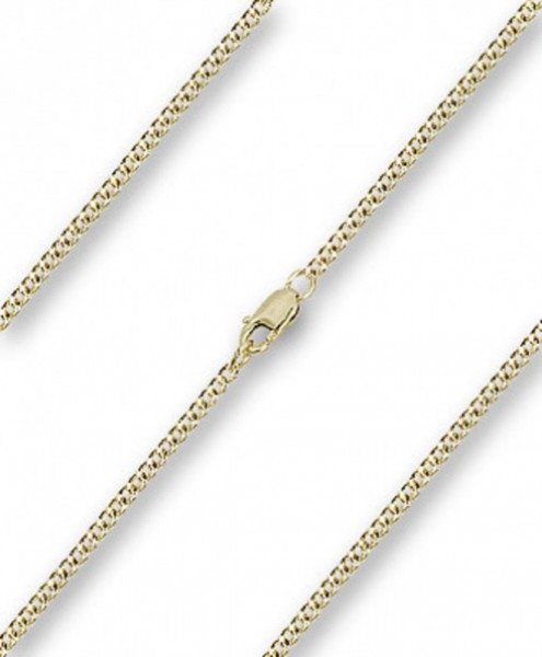 Medium Curb Chain with Clasp - 14K Yellow Gold