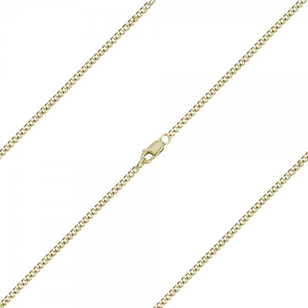 Medium Curb Chain with Clasp - 14KT Gold Filled