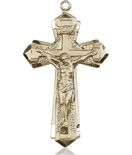 Men's 14kt Gold Filled Crucifix Pendant - No Chain