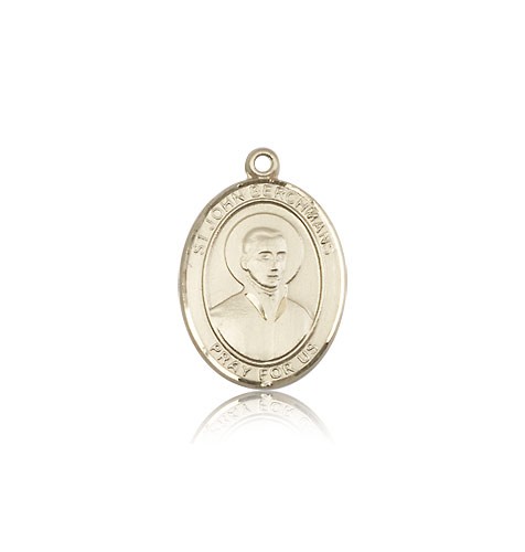 St. John Berchmans Medal, 14 Karat Gold, Medium - 14 KT Yellow Gold