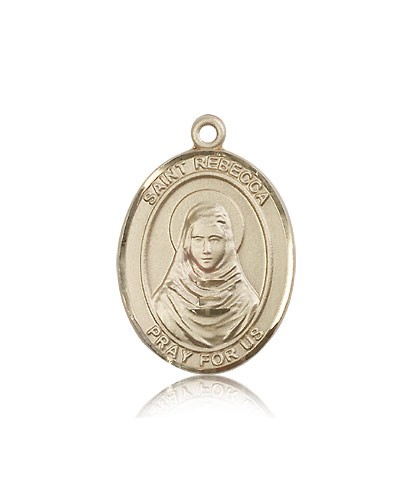 St. Rebecca Medal, 14 Karat Gold, Large - 14 KT Yellow Gold
