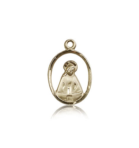 Madonna Medal, 14 Karat Gold - 14 KT Yellow Gold