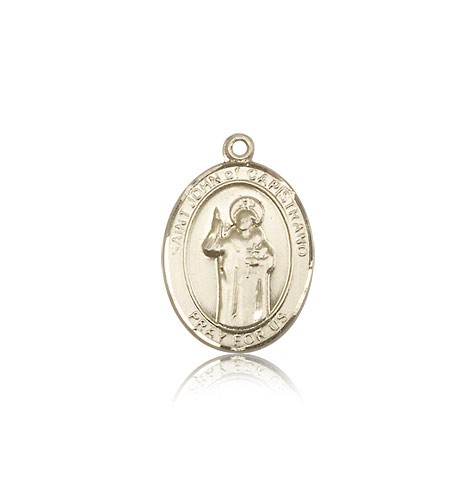 St. John of Capistrano Medal, 14 Karat Gold, Medium - 14 KT Yellow Gold