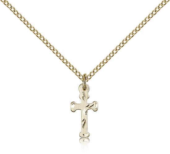 Cross Pendant, Gold Filled - Gold-tone