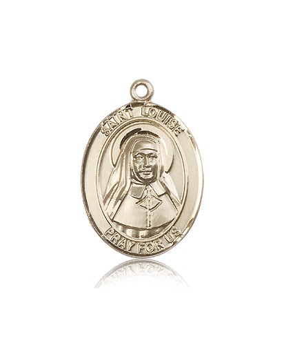 St. Louise De Marillac Medal, 14 Karat Gold, Large - 14 KT Yellow Gold