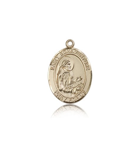 St. Bonaventure Medal, 14 Karat Gold, Medium - 14 KT Yellow Gold