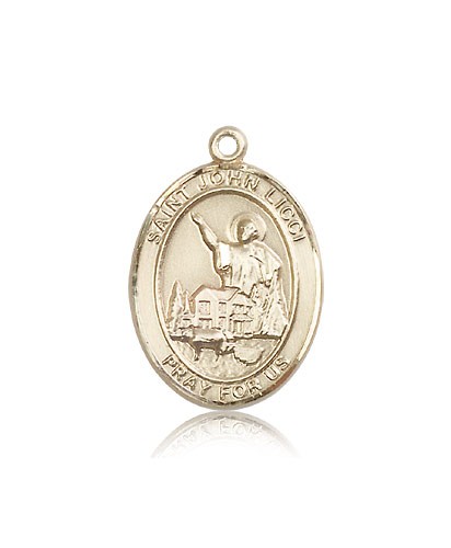 St. John Licci Medal, 14 Karat Gold, Large - 14 KT Yellow Gold