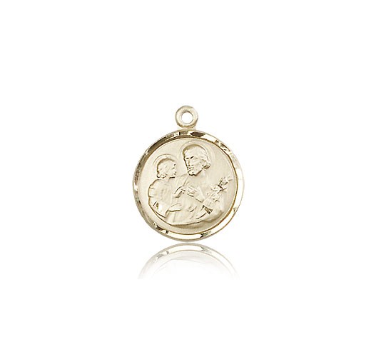 St. Joseph Medal, 14 Karat Gold - 14 KT Yellow Gold